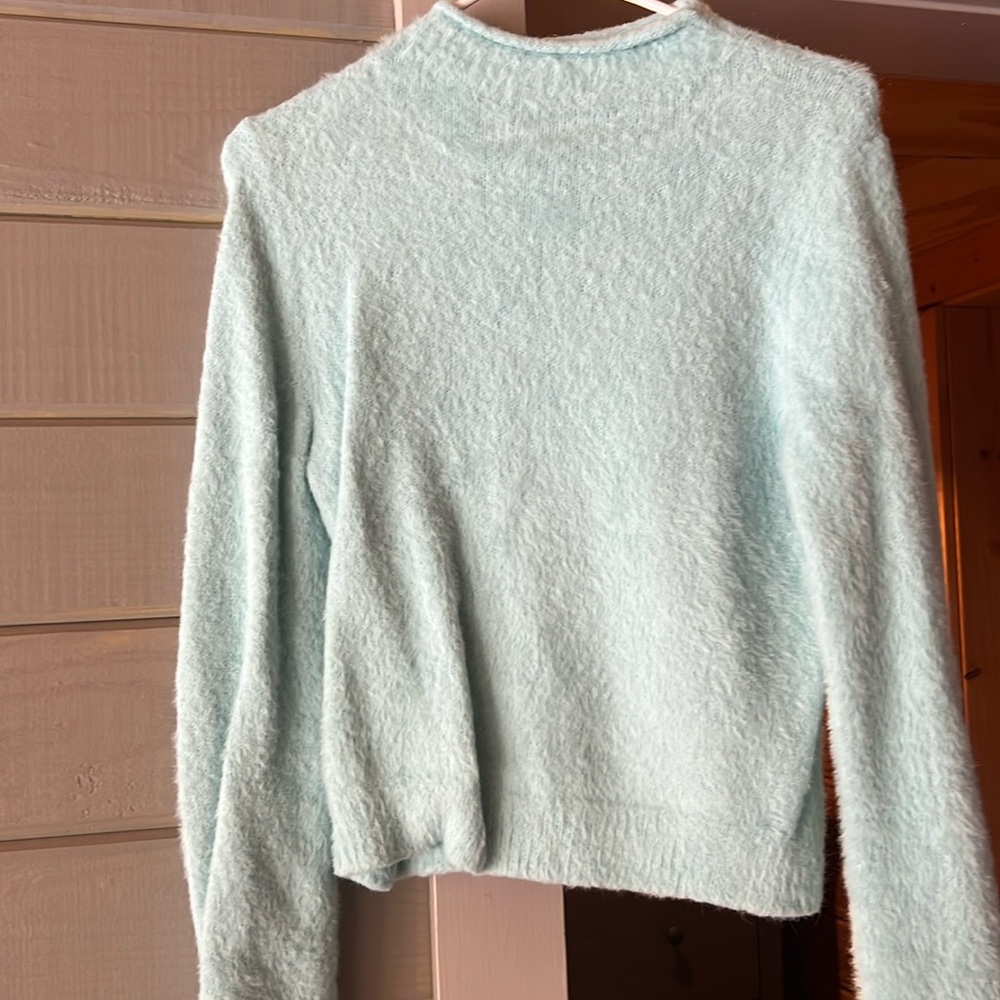 fuzzy sweater